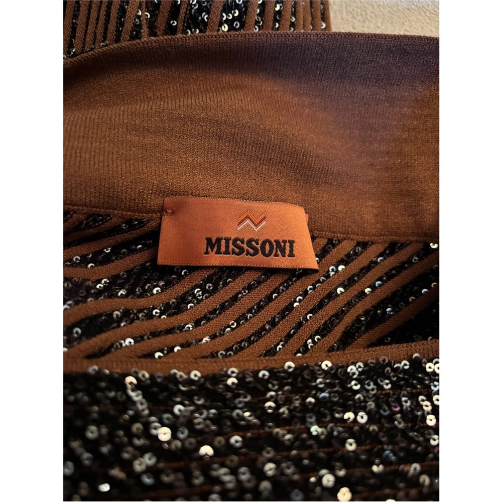 Missoni Black and Silver One-Shoulder Gown - Picture 7 of 9